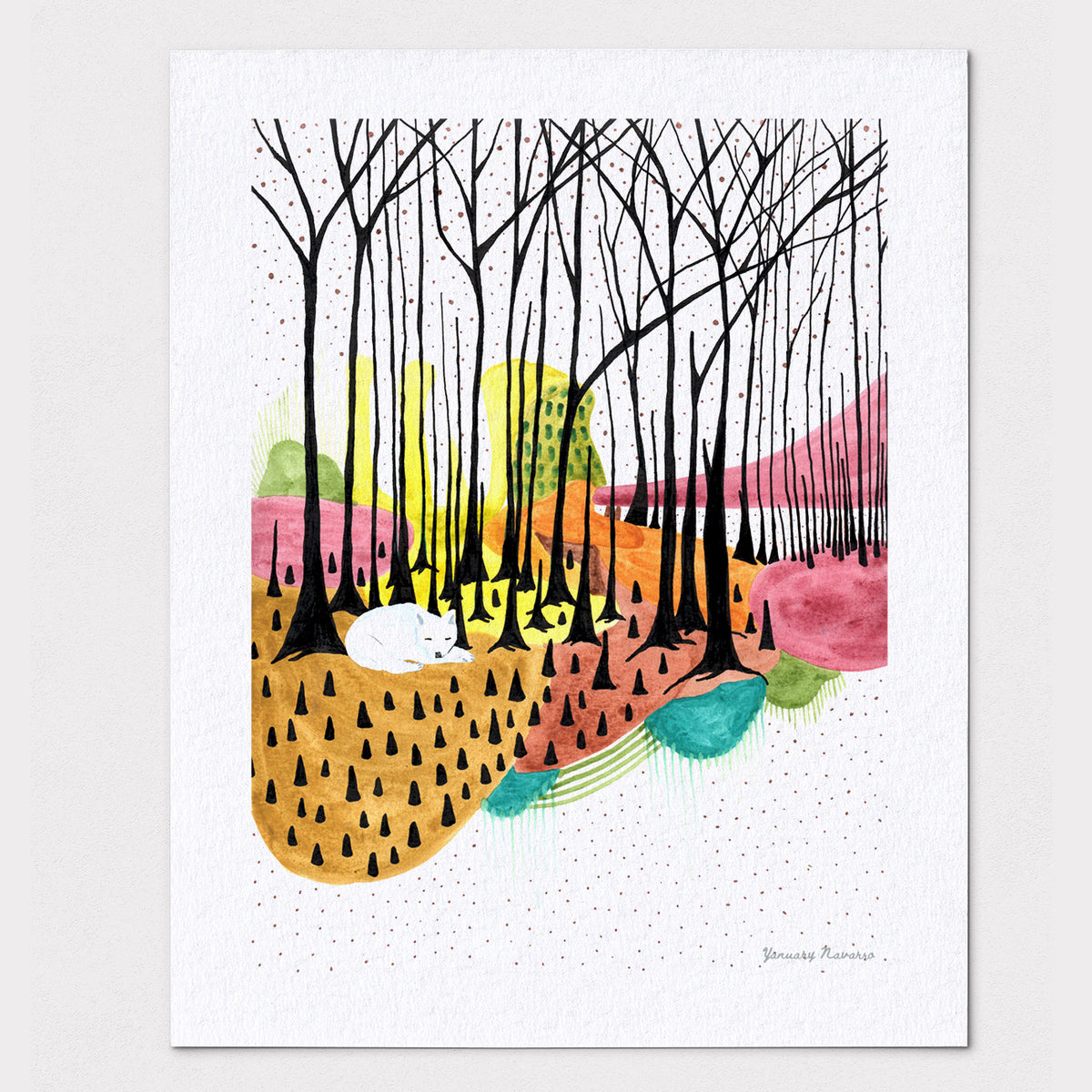 A Coyote's Dream - Archival Fine Art Print