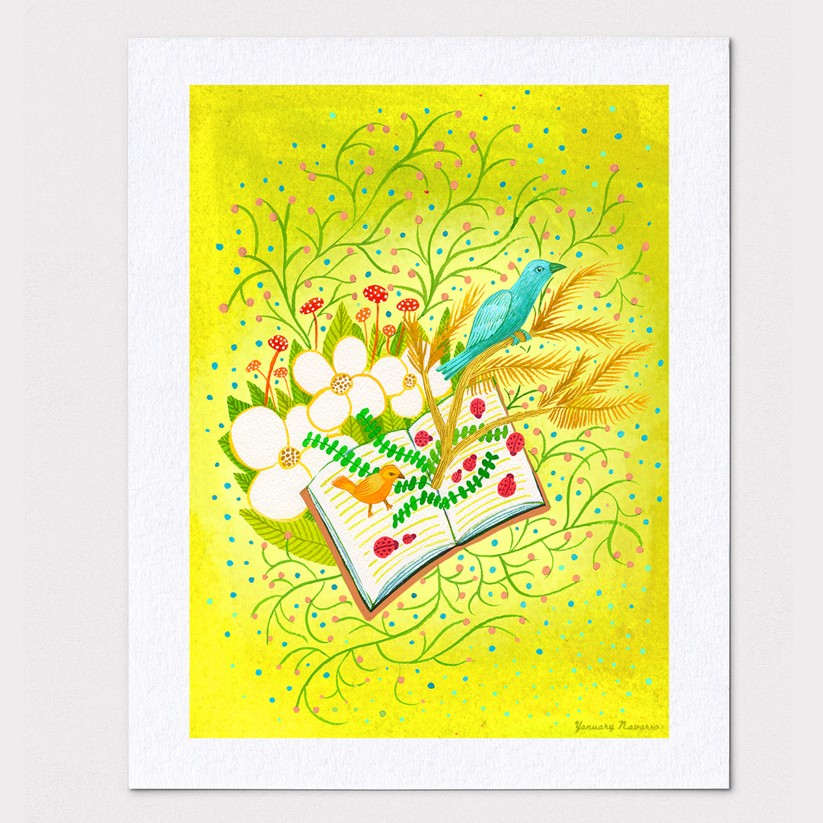 Spring Readers - Archival Fine Art Print