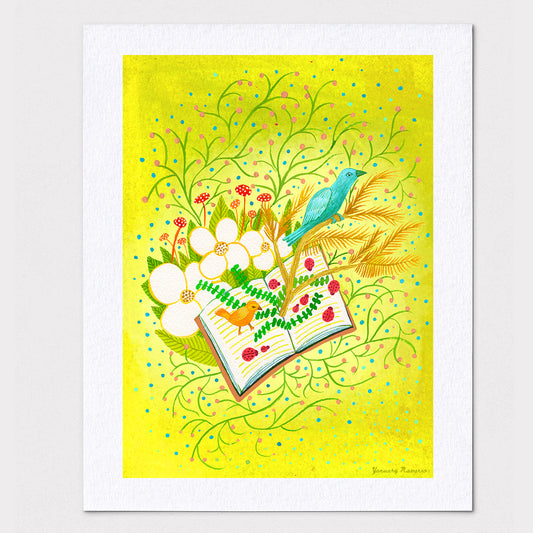 Spring Readers - Archival Fine Art Print