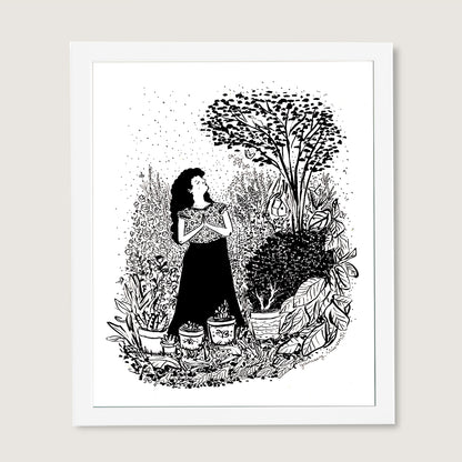 Nourishing My Garden - Archival Print