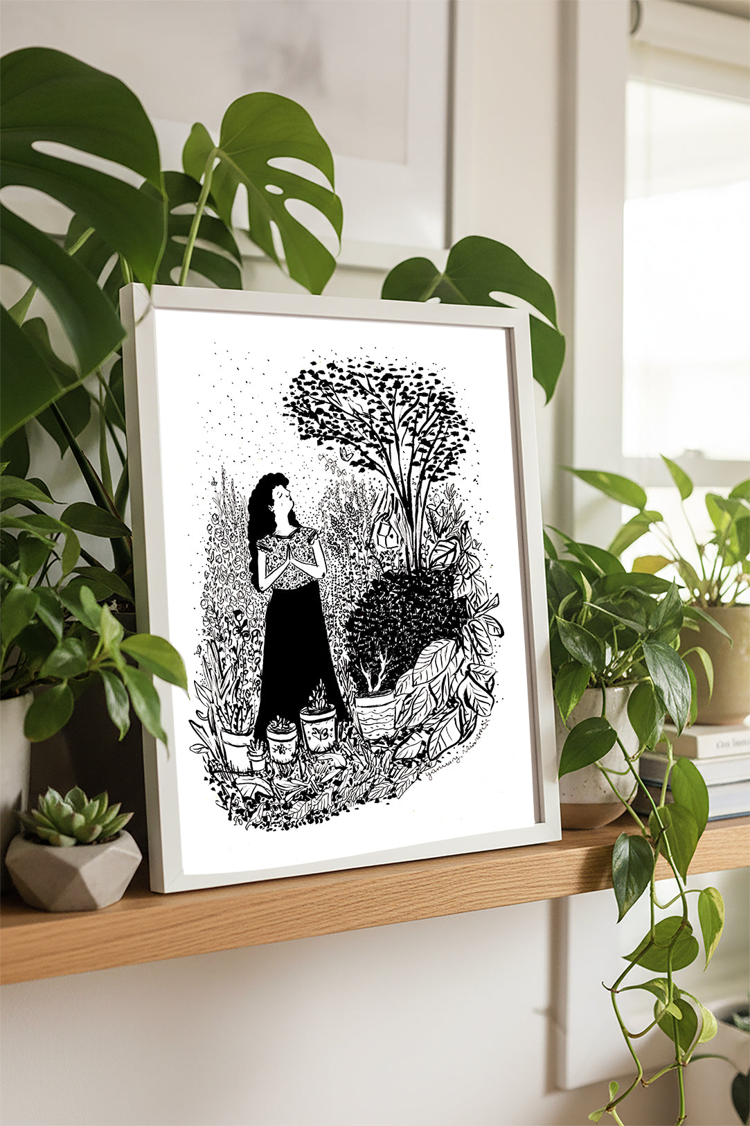 Nourishing My Garden - Archival Print