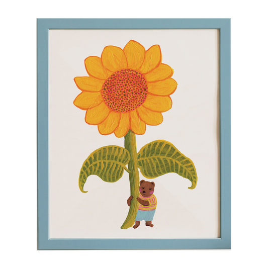 Sunflower Bear - Archival Art Print